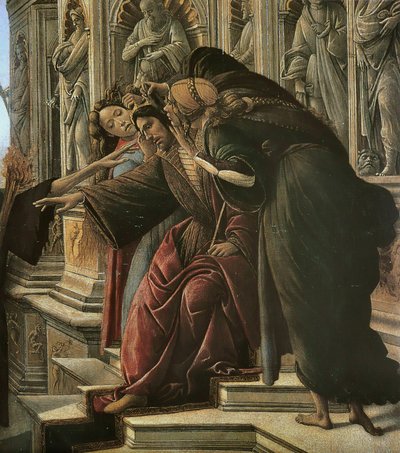 De laster van Apelles door Sandro Botticelli